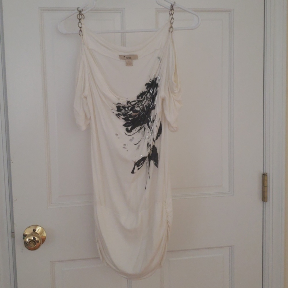 Cold shoulder party dress